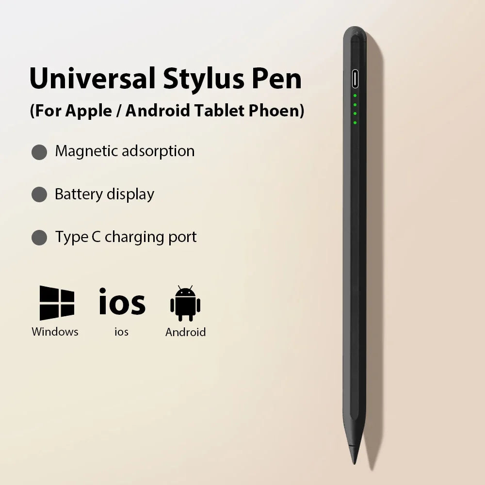 Stylet Universel Actif – Stylo Tactile pour Android, iOS, iPad (9e, 10e gen), MINI 6/7 et Tablettes Huawei, Lenovo P12, M10, Y700
