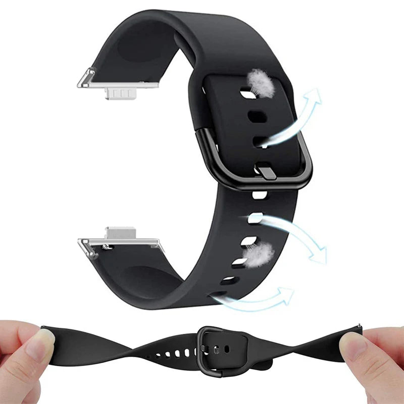 Bracelet Silicone pour Huawei Watch Fit 3 – Bande de Remplacement Confortable et Durable