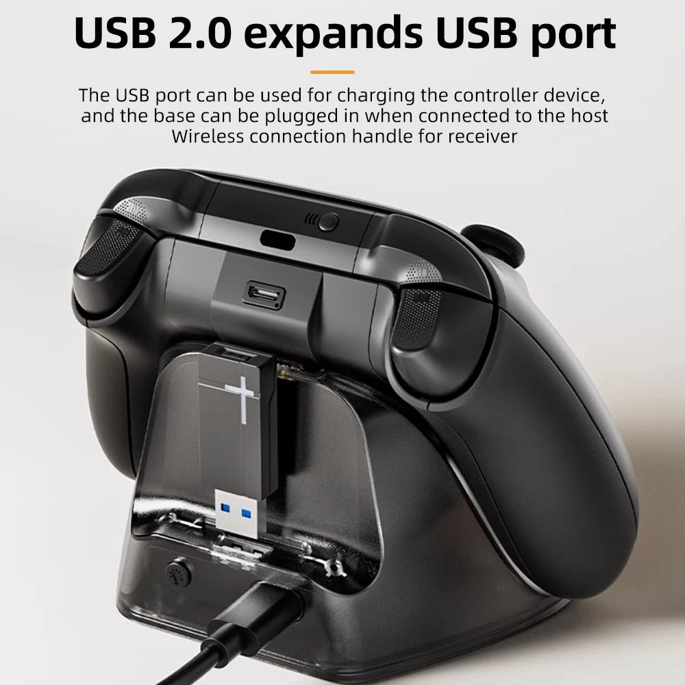 Station de Charge Sans Fil Aolion – Support Chargeur pour Manettes Xbox One X/S et Xbox Series