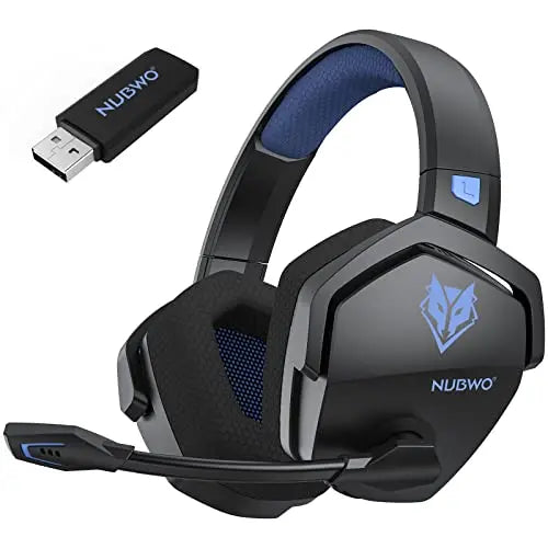 Casque Gaming Sans Fil NUBWO G06 – Double Connectivité 2.4GHz et Bluetooth avec Microphone pour PS5, PS4, PC, Mobile et Switch