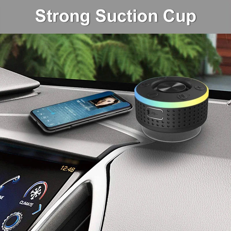 Enceinte Bluetooth résistante à l'eau IPX - Son Basses Profondes et Radio FM