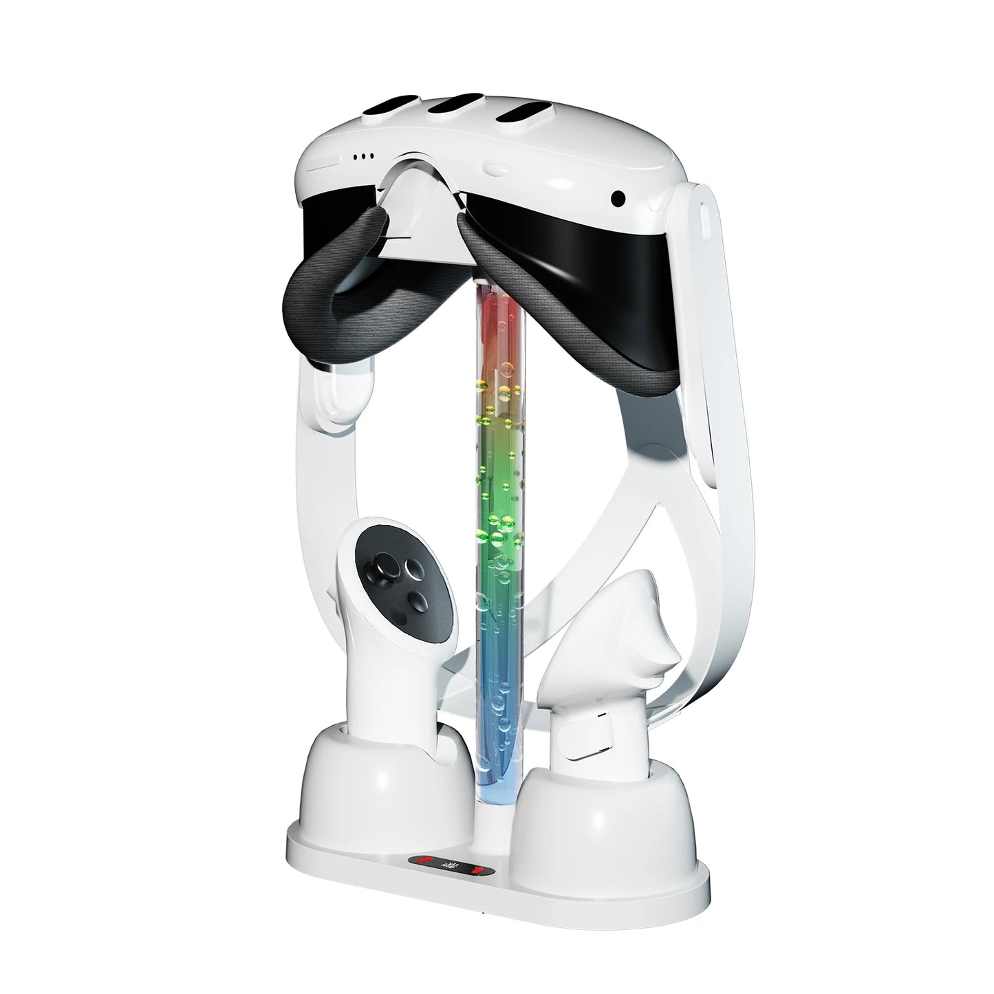 Support de Charge RGB FARAJIAJ pour Meta Quest 3 – Station de Rangement avec Éclairage Coloré et Charge Rapide