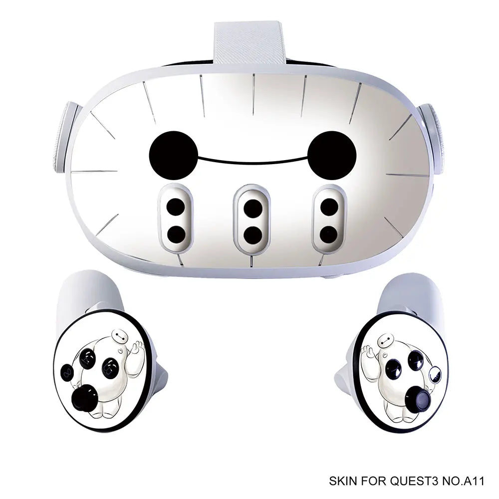 Sticker Vinyle Décoratif Halloween pour Meta Quest 3 VR Headset & Contrôleurs
