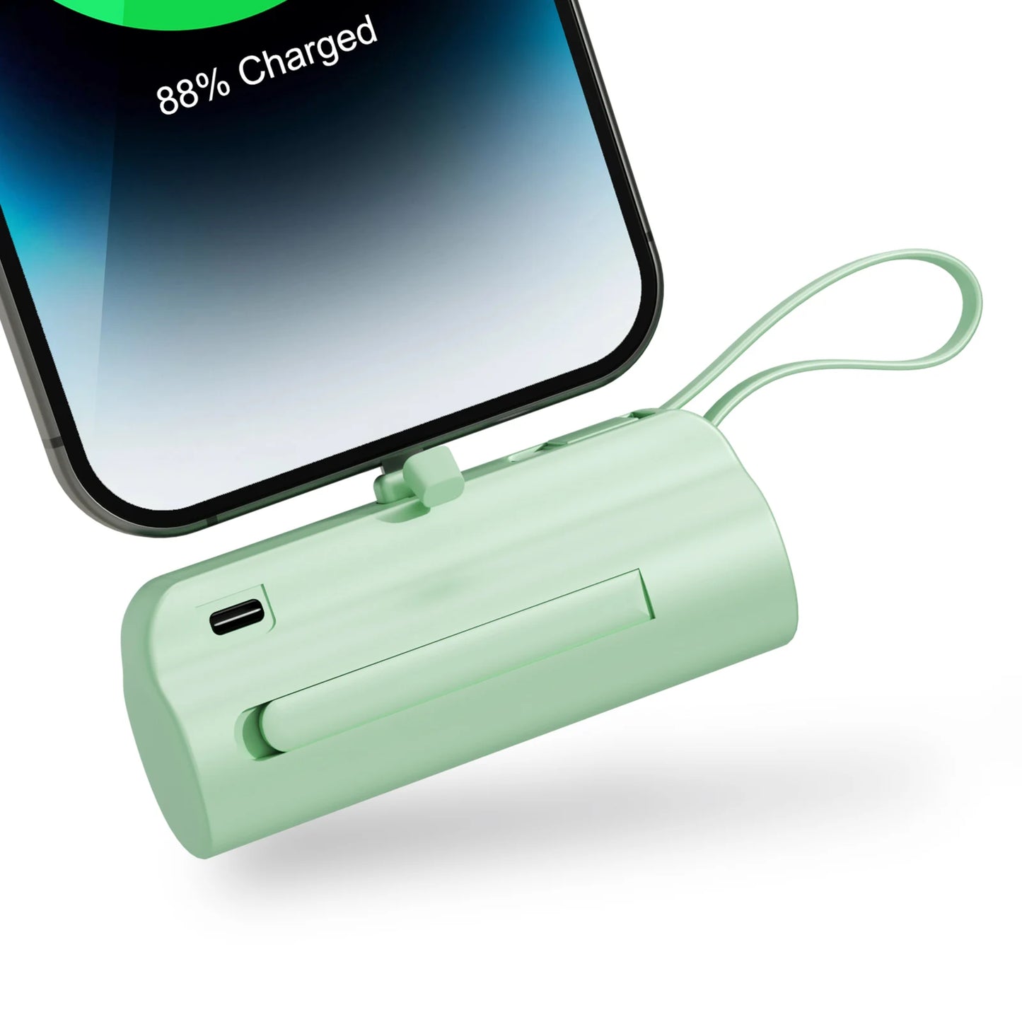 Mini Power Bank Portable 4500mAh – Chargeur Compact avec Double Ports USB-C pour iPhone 16/15 et Android