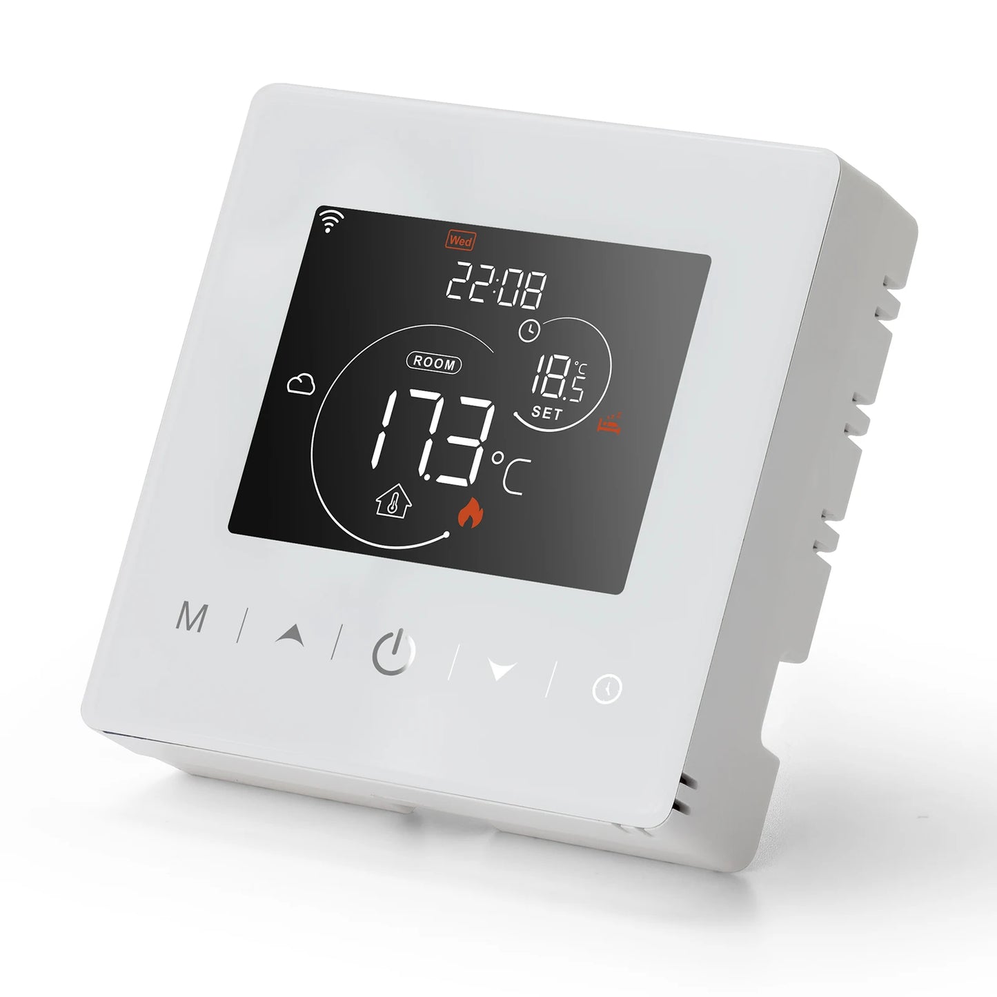 Thermostat Intelligent Beok Tuya WIFI à Piles pour Chaudière Gaz