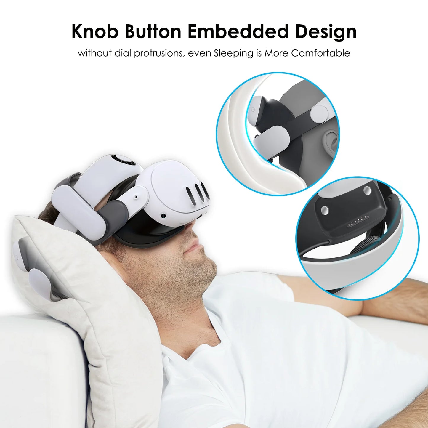 BOBOVR S3 Pro Super Strap – Sangle VR Avec Batterie 10 000mAh et Climatisation Intégrée pour Meta Quest 3/3S