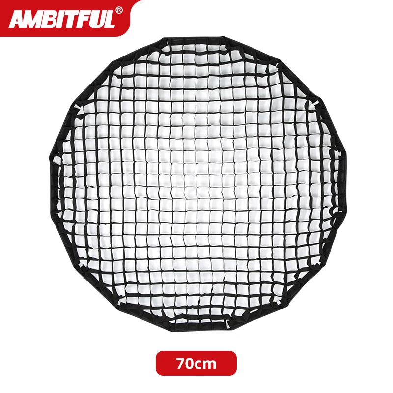 60cm 70cm 90cm 120cm Softbox Honeycomb Grid for Godox QR-P70 QR-P90 QR-P120 P90L P90H P120L P120H Honeycomb Grid Softbox