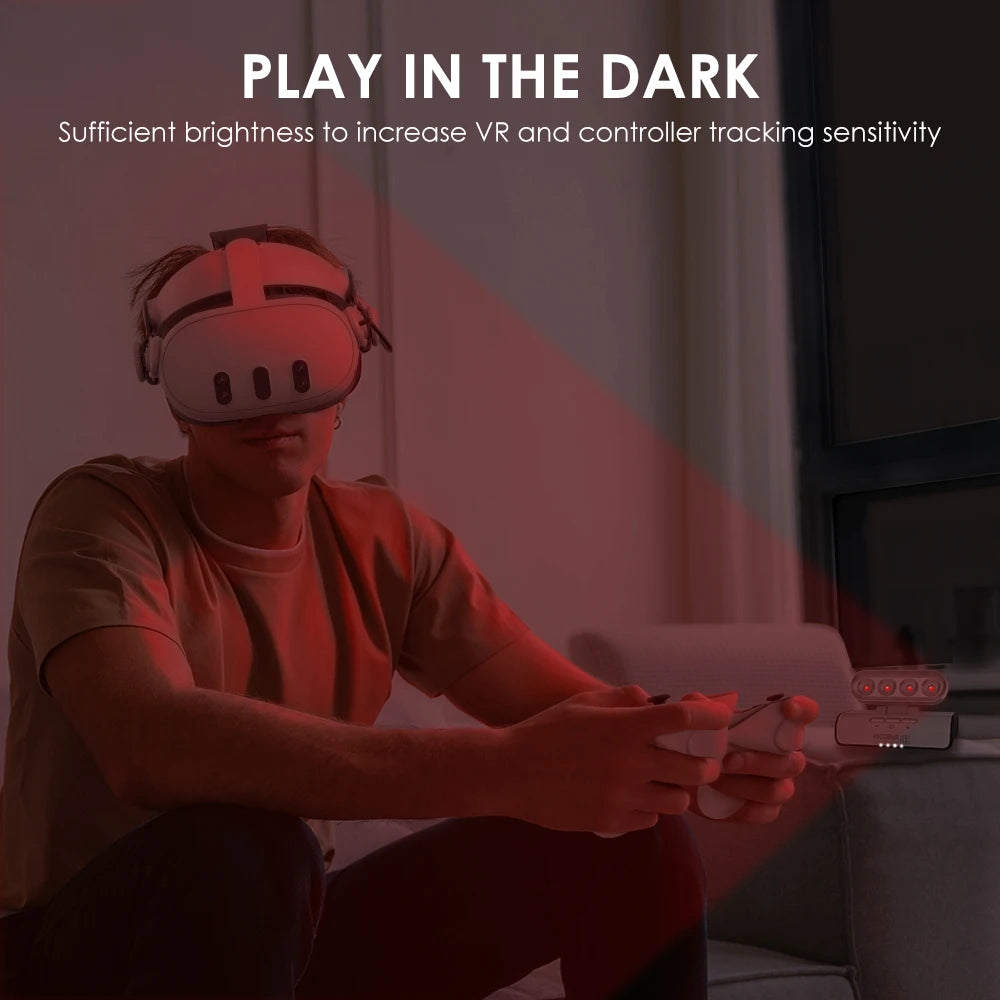 KKCOBVR i3 Lampe Infrarouge pour VR – Améliore le Tracking dans le Noir