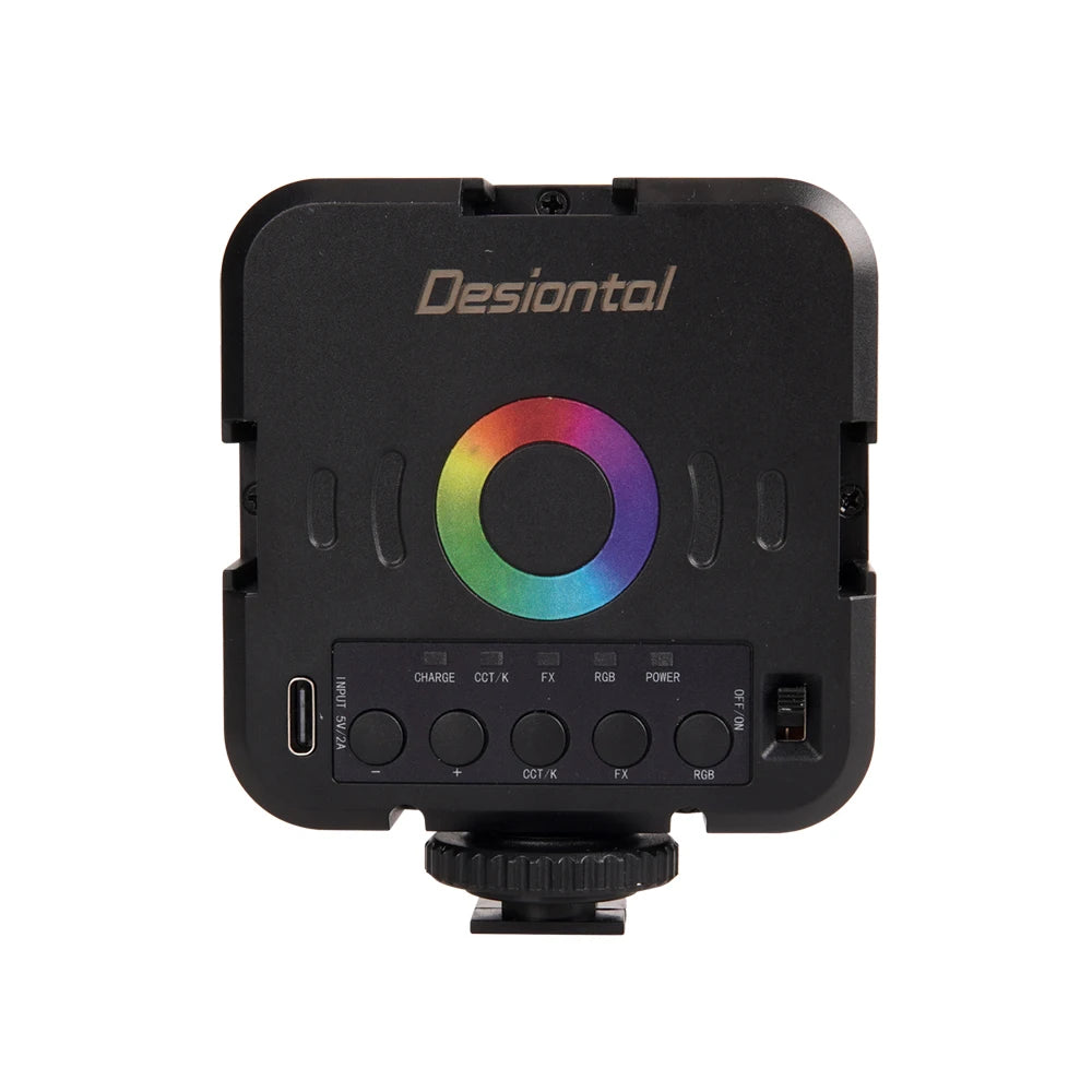 Mini Lampe RGB Hot Boot – Lumière d’Ambiance LED Portable pour Photographie Live, Beauté et Caméra Mobile