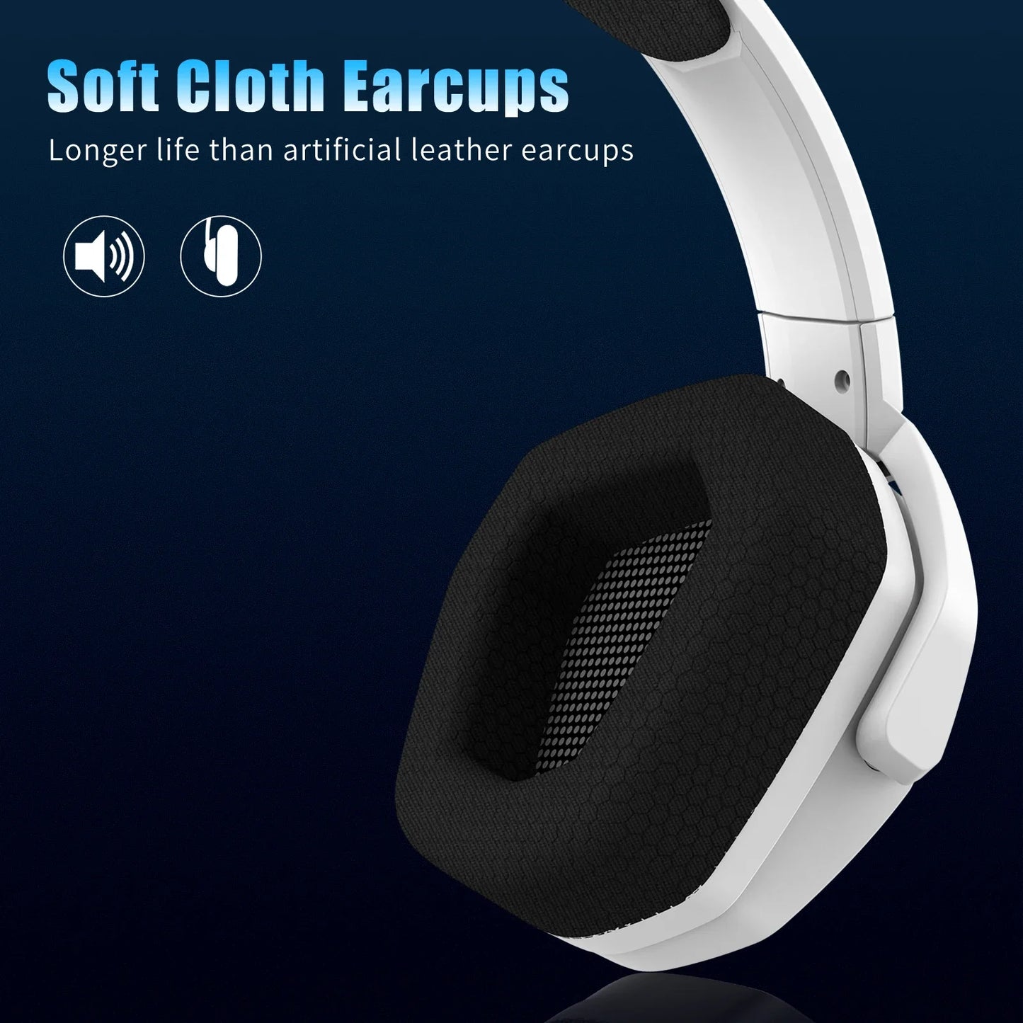 Casque Gaming Sans Fil NUBWO G06 – Double Connectivité 2.4GHz et Bluetooth avec Microphone pour PS5, PS4, PC, Mobile et Switch