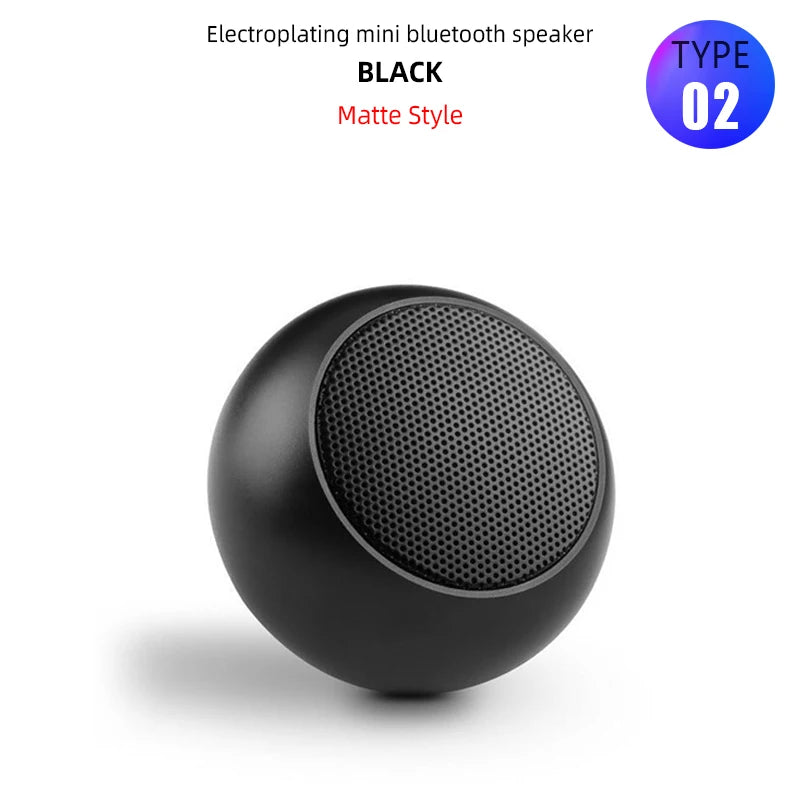Enceinte Bluetooth Portable Mini Métallique – Son HiFi, Super Bass et Stéréo Puissant