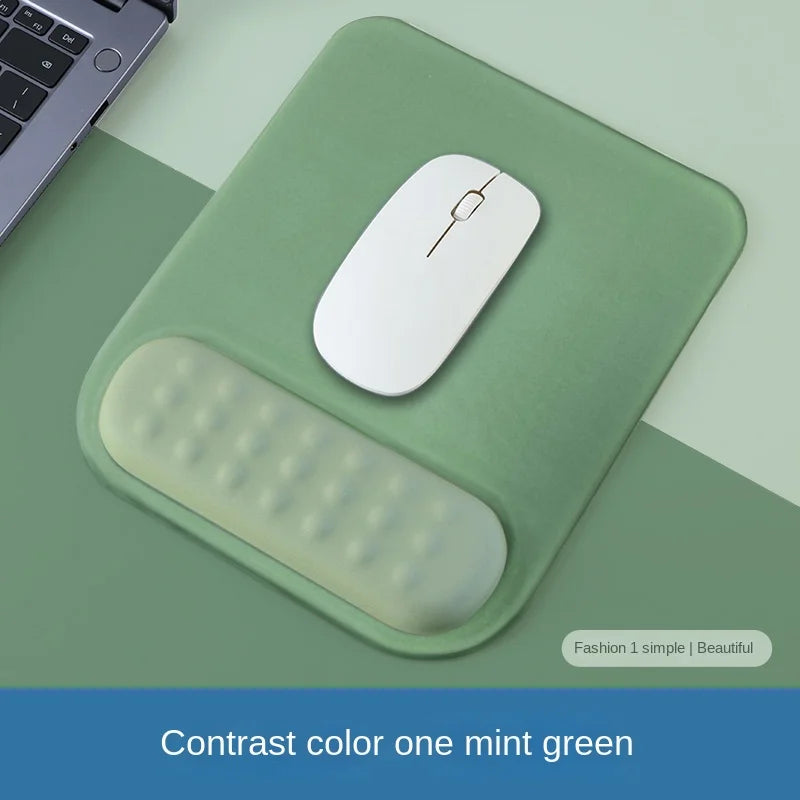 Tapis de Souris avec Repose-Poignet Ergonomique – Base Antidérapante en Silicone et Mousse à Mémoire de Forme