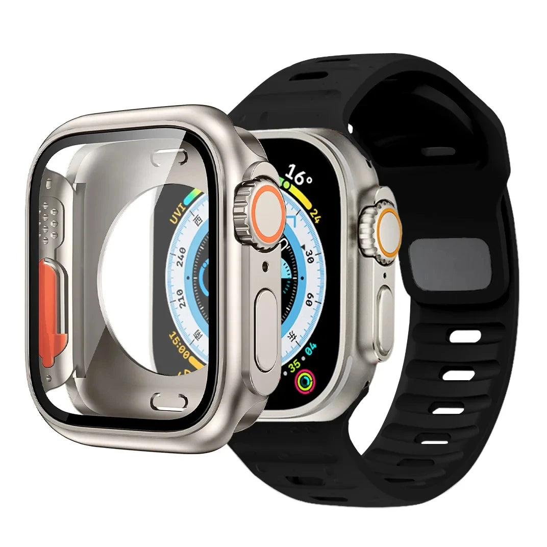 Bracelet Sport Silicone + Protection Apple Watch