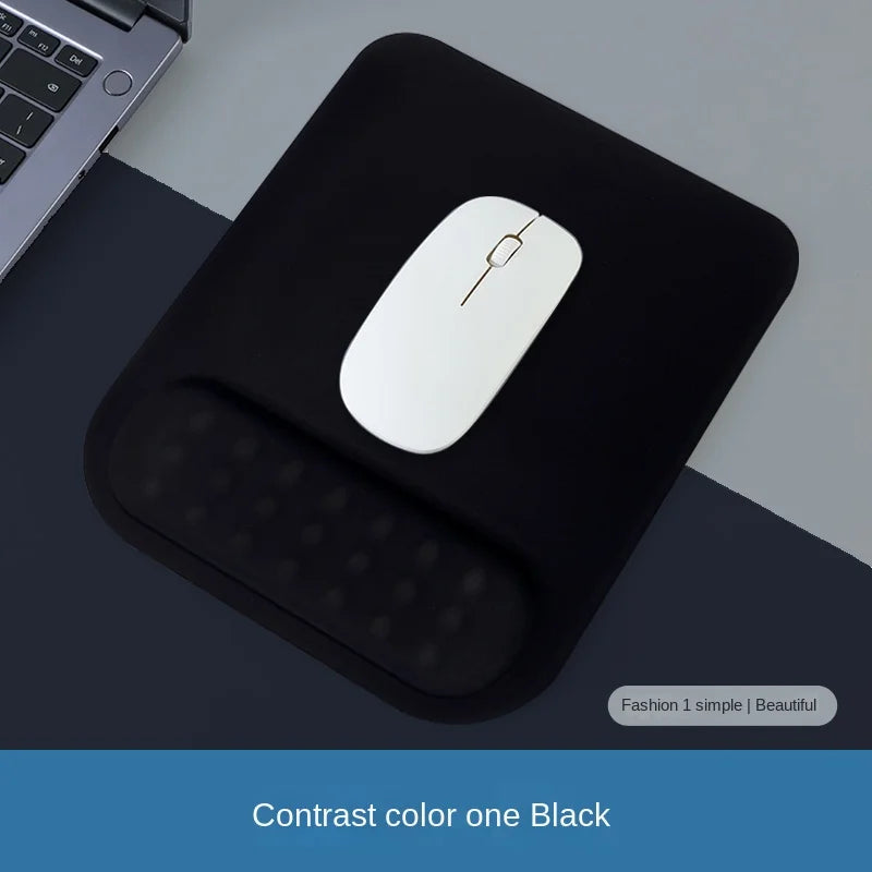 Tapis de Souris avec Repose-Poignet Ergonomique – Base Antidérapante en Silicone et Mousse à Mémoire de Forme