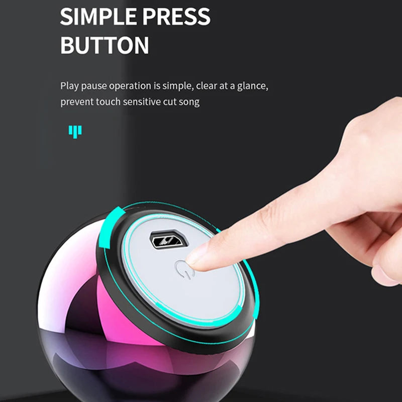 Enceinte Bluetooth Portable Mini Métallique – Son HiFi, Super Bass et Stéréo Puissant