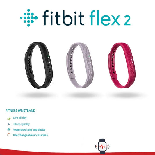 Fitbit Flex 2 Tracker Sport Intelligent – Suivi Activité & Sommeil, Étanche Natation, Réveil, Notifications Bluetooth
