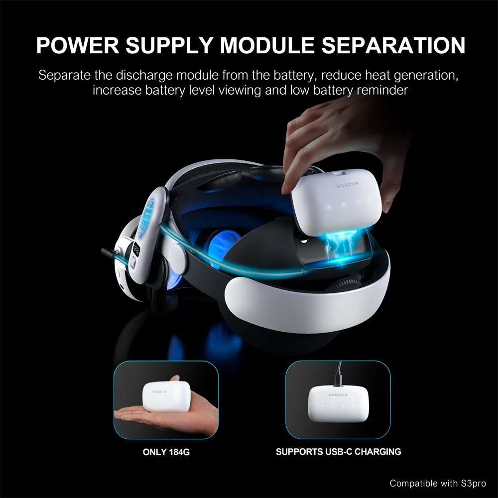 Batterie Externe 10 000 mAh pour Casque Meta Quest série 3
