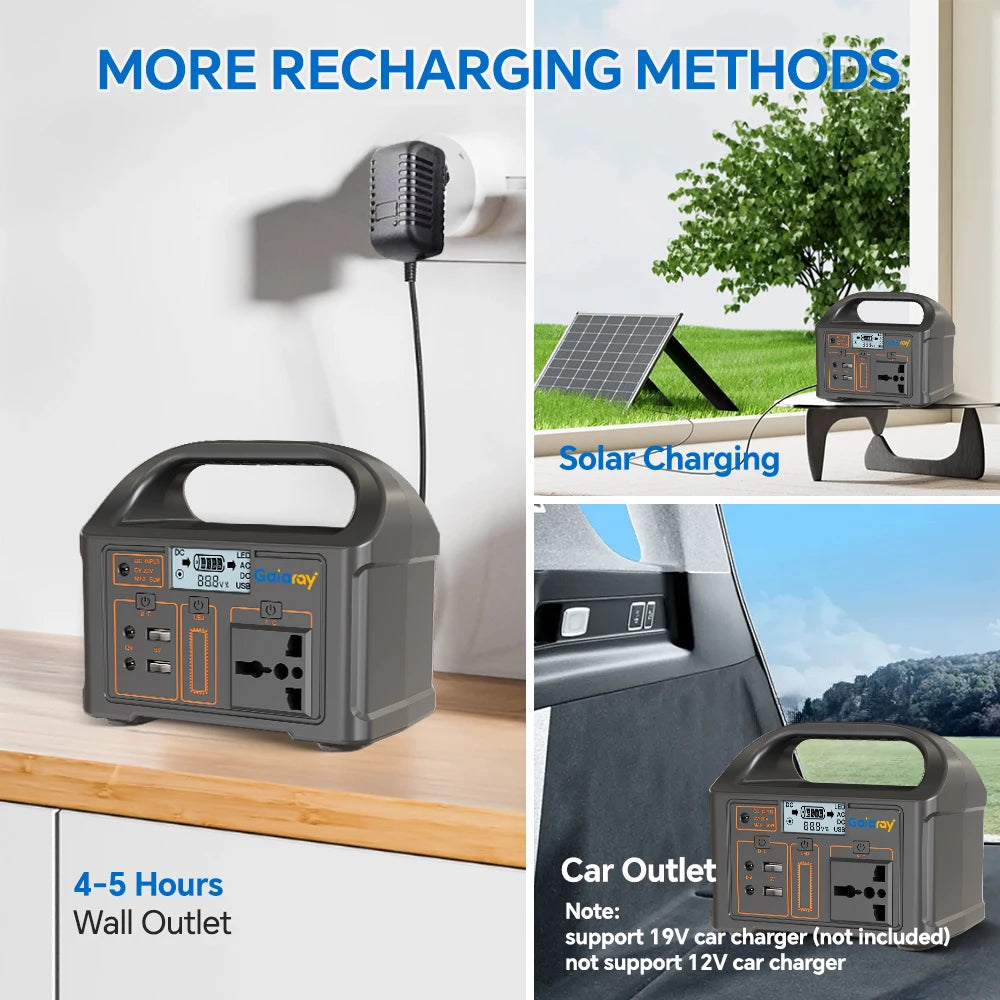 Station d’Énergie Portable 100W 24000mAh – Générateur Solaire LiFePO4 220V/110V pour Camping et Voyages