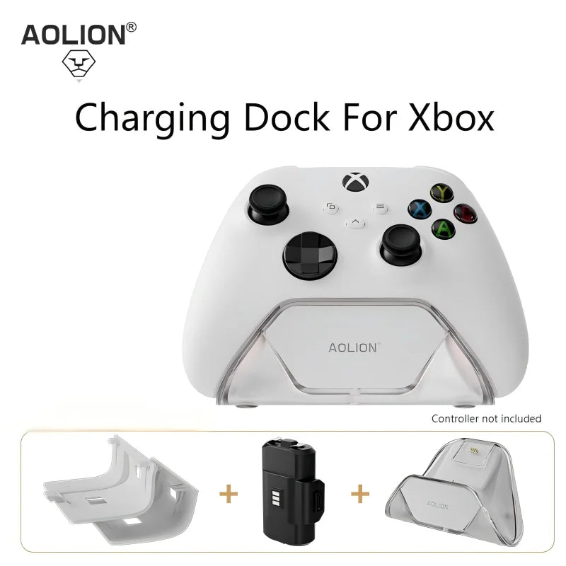 Station de Charge Sans Fil Aolion – Support Chargeur pour Manettes Xbox One X/S et Xbox Series