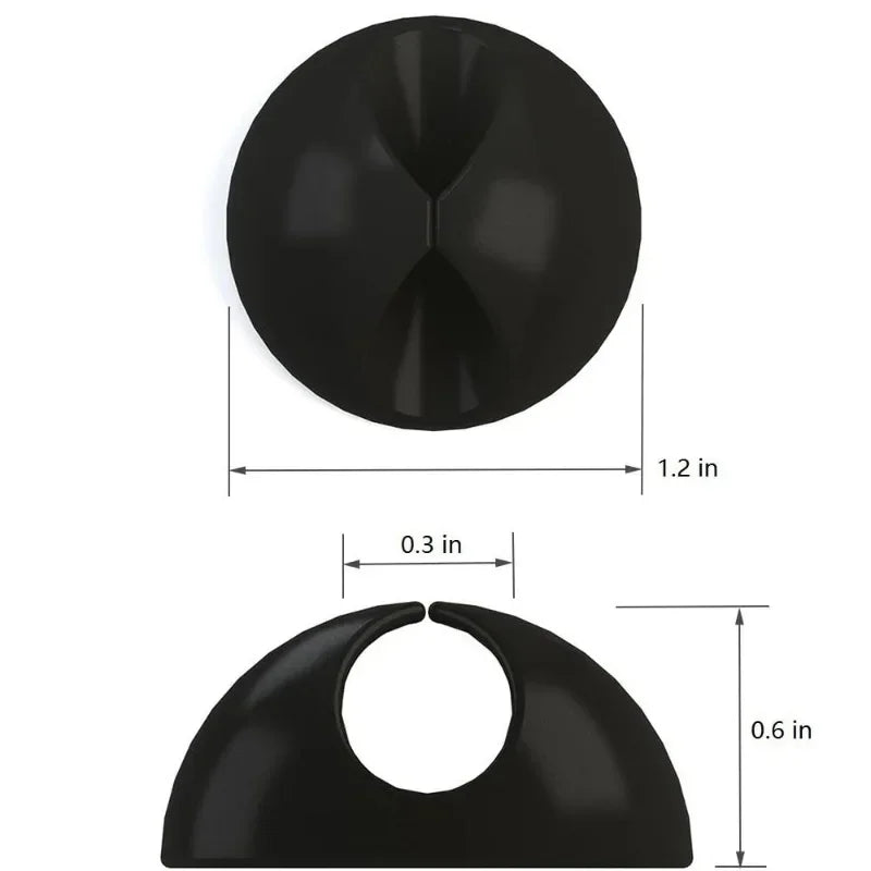Pack de 5 Mini Organiseur de Câbles – Clips pour Câbles USB et Fils