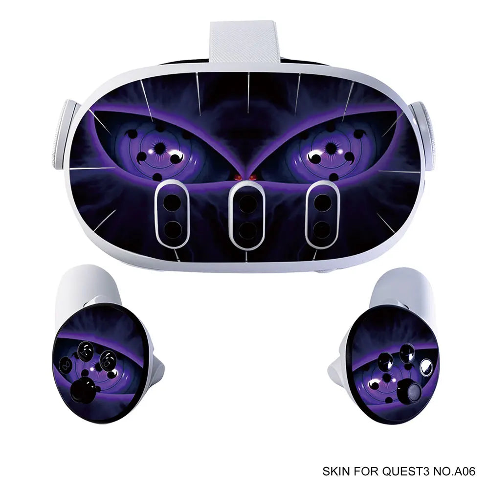 Sticker Vinyle Décoratif Halloween pour Meta Quest 3 VR Headset & Contrôleurs