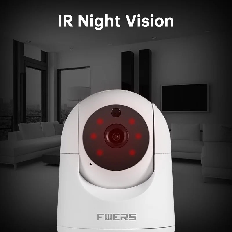 Caméra Fuers 5MP WiFi – Surveillance Intérieure IP Smart Home Tuya