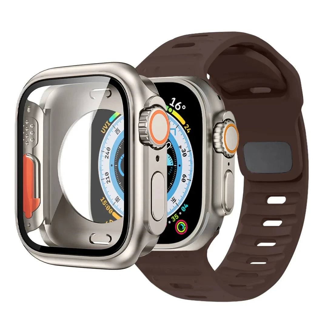 Bracelet Sport Silicone + Protection Apple Watch