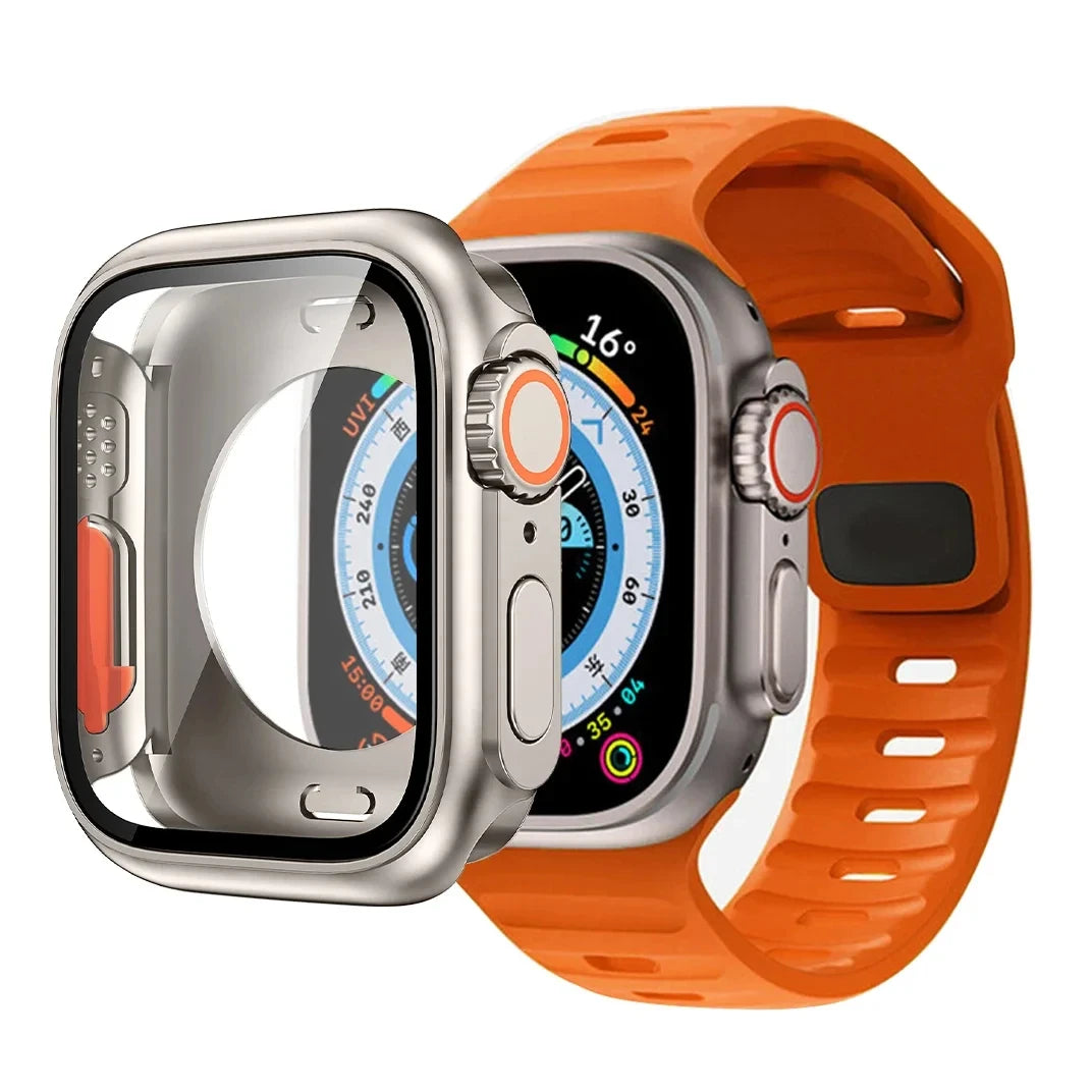 Bracelet Sport Silicone + Protection Apple Watch