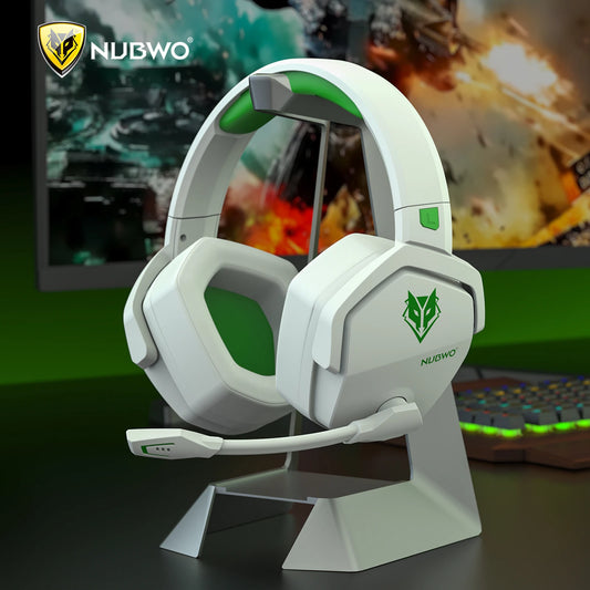 Casque Gaming Sans Fil NUBWO G06 – Double Connectivité 2.4GHz et Bluetooth avec Microphone pour PS5, PS4, PC, Mobile et Switch