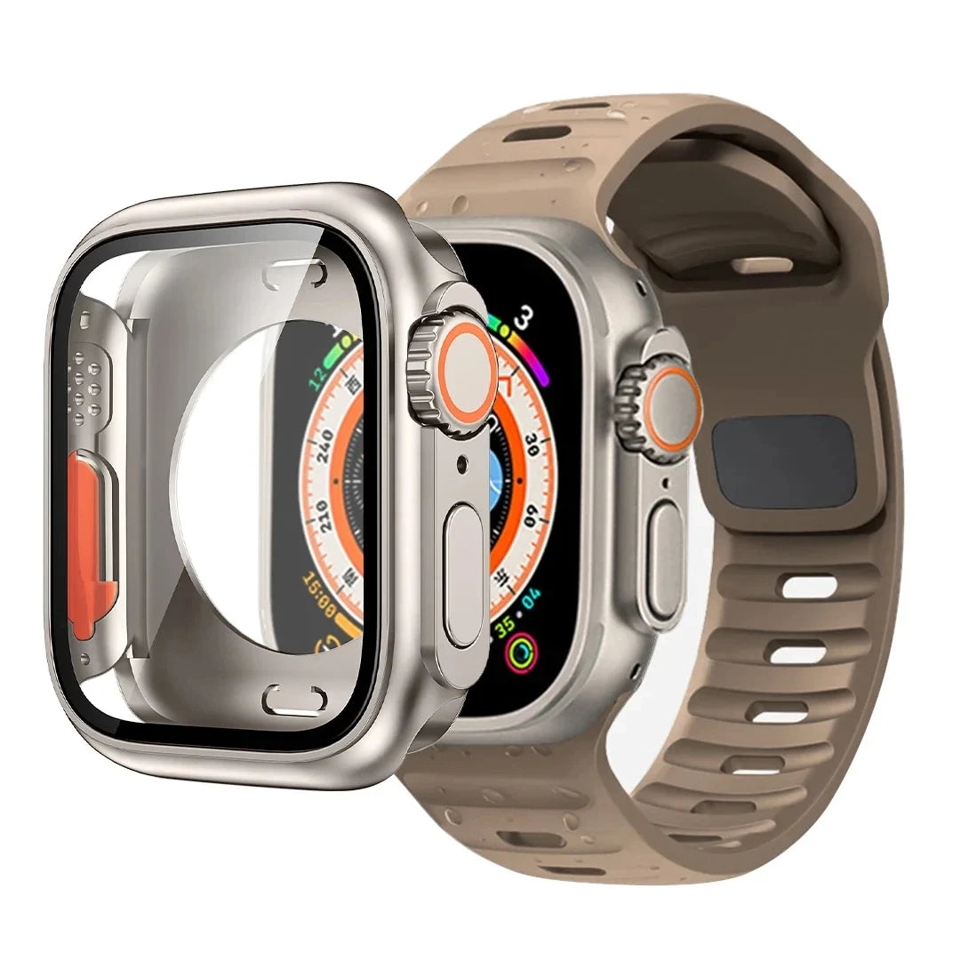 Bracelet Sport Silicone + Protection Apple Watch