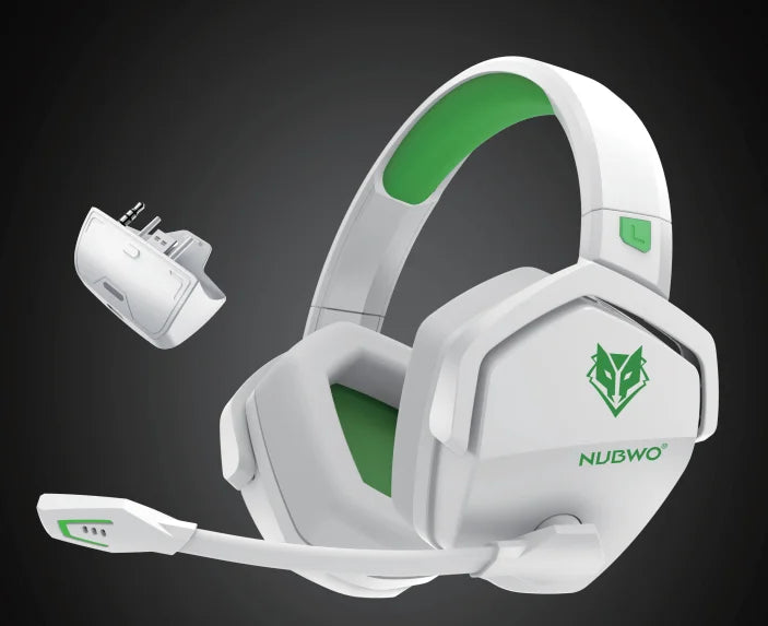 Casque Gaming Sans Fil NUBWO G06 – Double Connectivité 2.4GHz et Bluetooth avec Microphone pour PS5, PS4, PC, Mobile et Switch