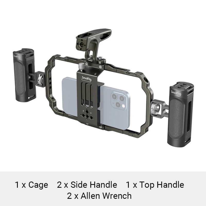 Stabilisateur pour Smartphone SmallRig 2791 – Vlogging & Streaming Pro