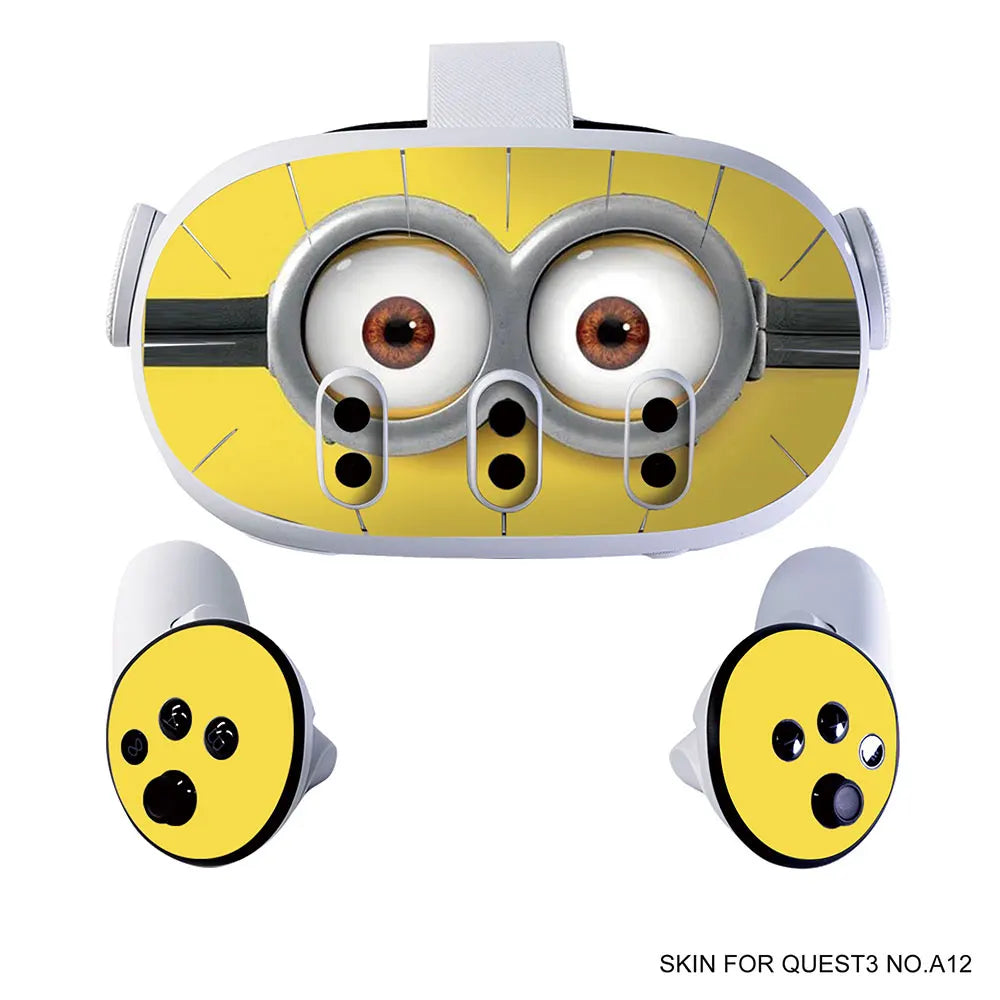 Sticker Vinyle Décoratif Halloween pour Meta Quest 3 VR Headset & Contrôleurs