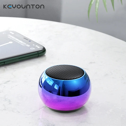 Enceinte Bluetooth Portable Mini Métallique – Son HiFi, Super Bass et Stéréo Puissant
