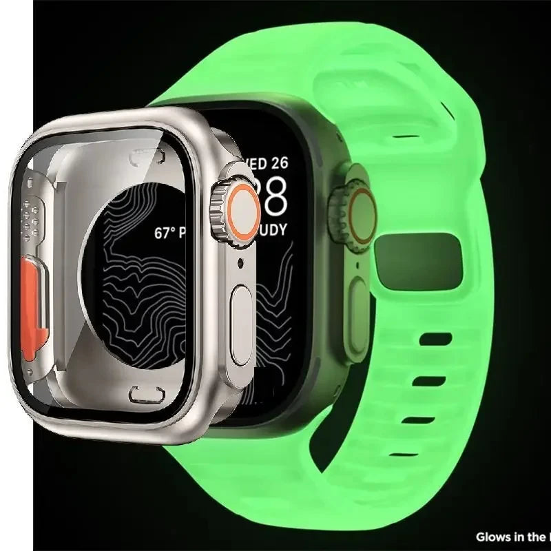 Bracelet Sport Silicone + Protection Apple Watch