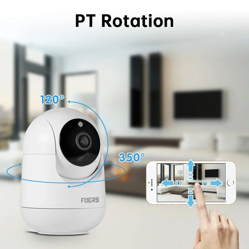 Caméra Fuers 5MP WiFi – Surveillance Intérieure IP Smart Home Tuya