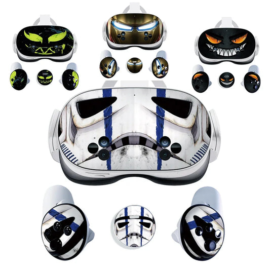 Stickers Vinyles Décoratifs Halloween pour Meta Quest 3S VR Headset & Contrôleurs