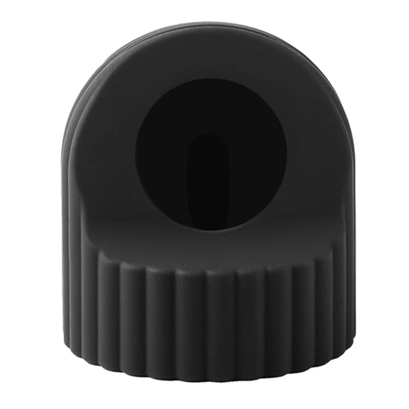 Support Chargeur en Silicone pour Apple Watch – Station de Recharge Compatible Ultra, Series 10 à 2, Toutes Tailles (38-49mm)