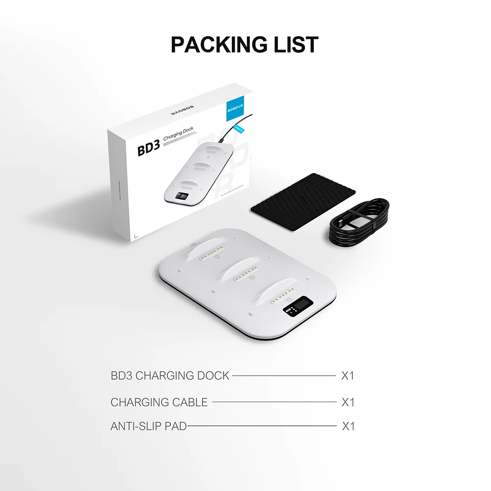 Station de recharge BOBOVR pour batterie externe pour VR  - série 3
