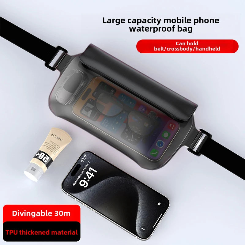 Sac Étanche IPX8 pour Téléphone – Compatible iPhone, Samsung, Redmi