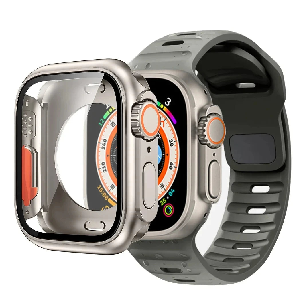 Bracelet Sport Silicone + Protection Apple Watch