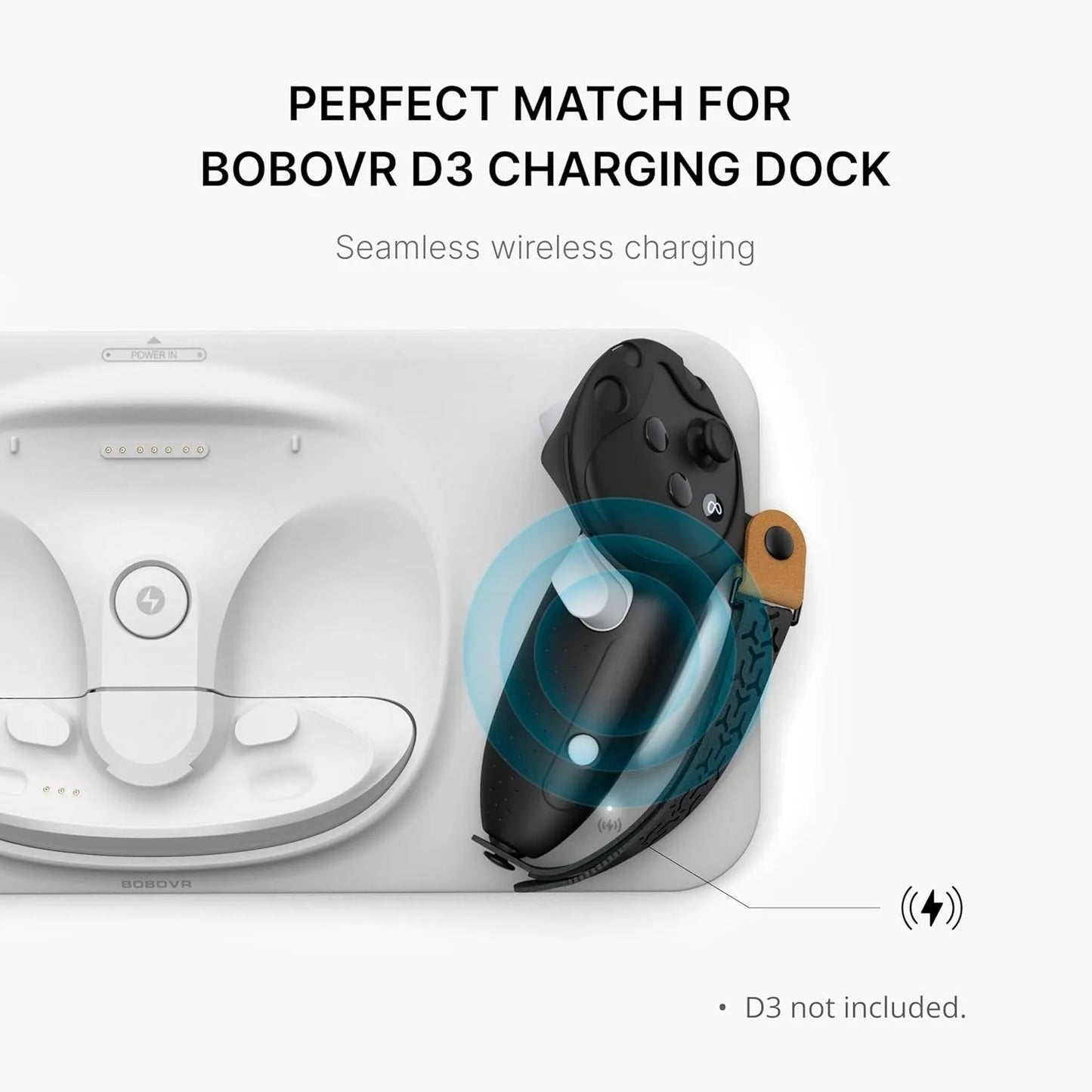 BOBOVR G3 Plus – Grips Silicone Allongés pour Manettes Meta Quest 3/3S