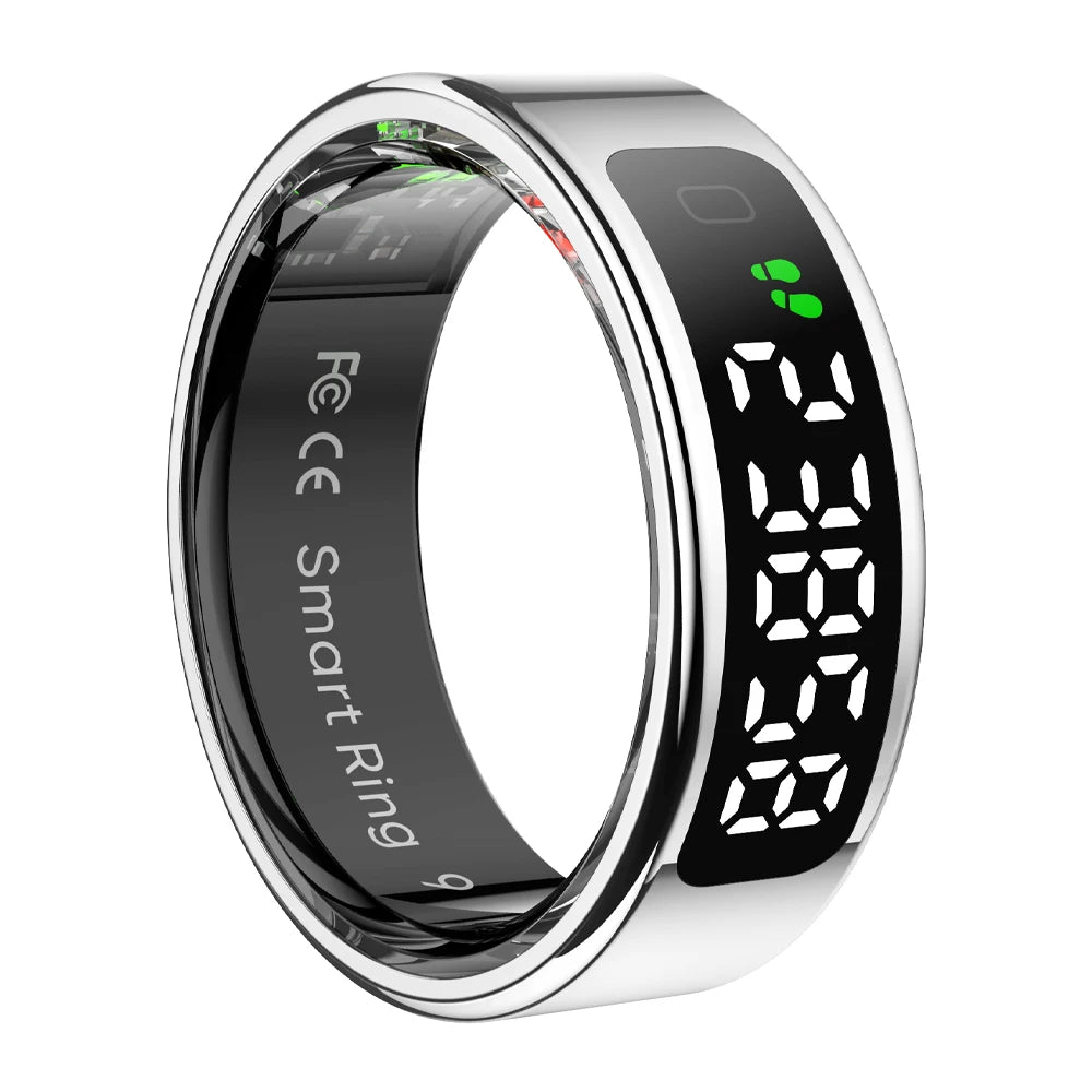 Bague Connectée COLMI R12 2025 – Écran, Touch, Recharge Wireless, Waterproof 5 ATM