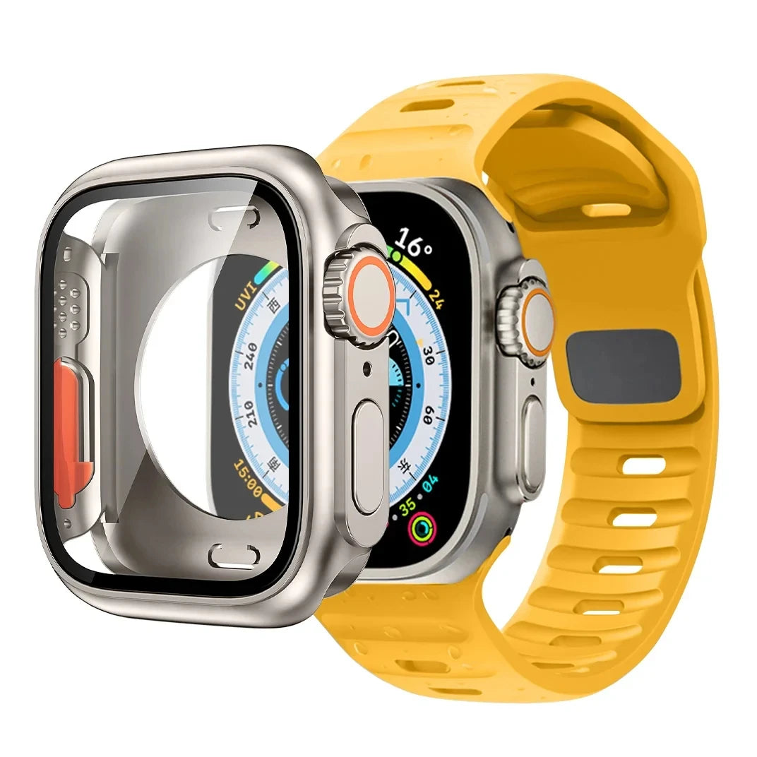 Bracelet Sport Silicone + Protection Apple Watch