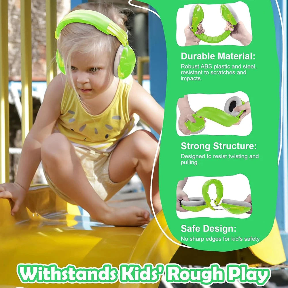 ZOHAN Protection Auditive pour Enfants – Casque Anti-Bruit pour Bébés, Enfants avec Autisme, Tout-Petits, Lecture et Sommeil