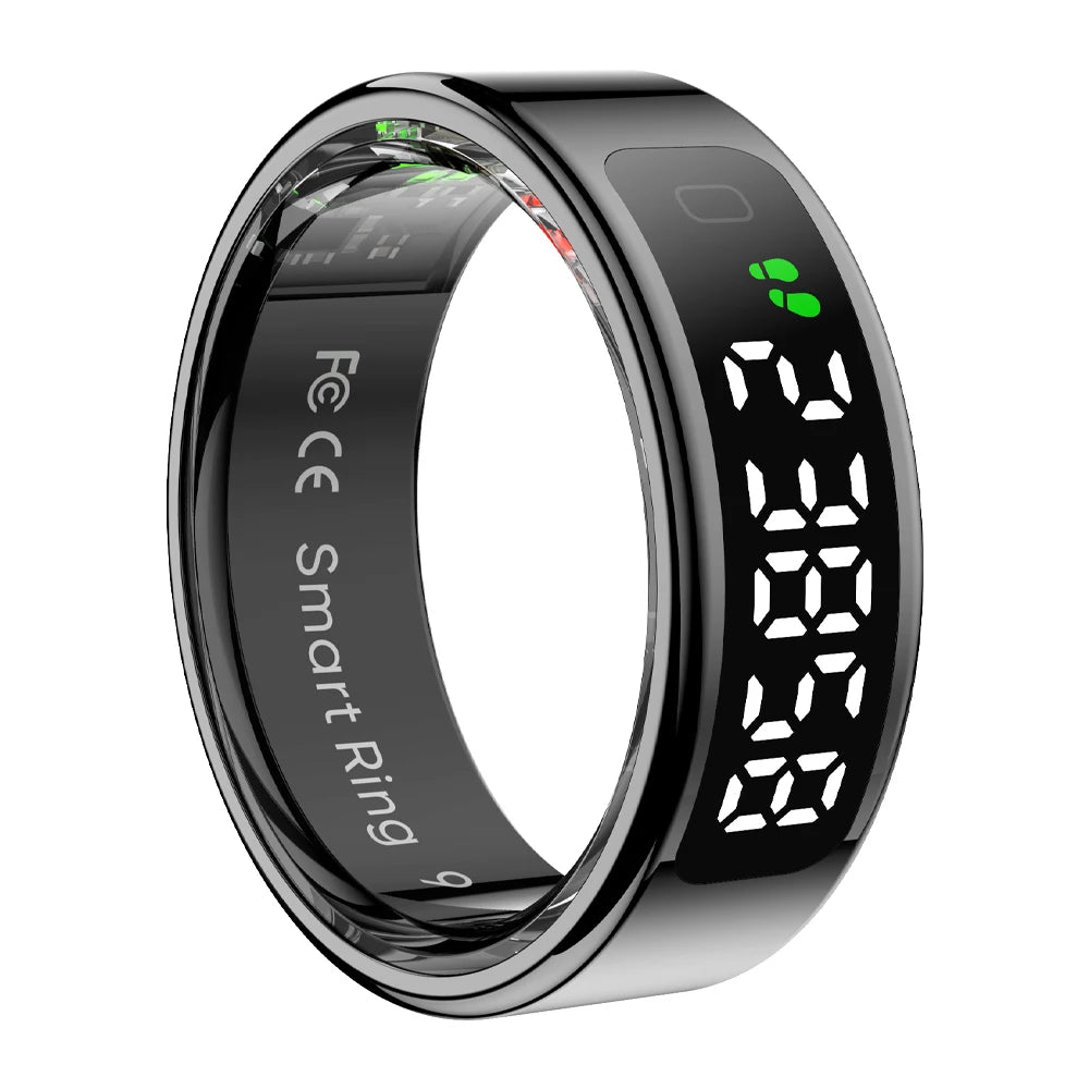 Bague Connectée COLMI R12 2025 – Écran, Touch, Recharge Wireless, Waterproof 5 ATM