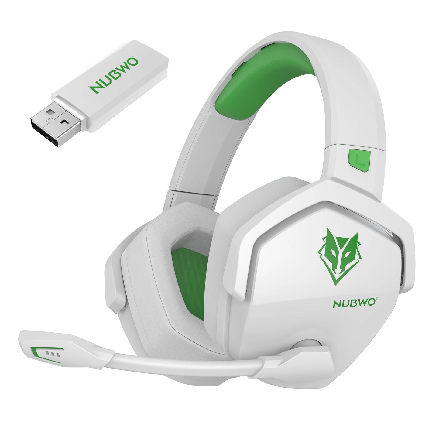 Casque Gaming Sans Fil NUBWO G06 – Double Connectivité 2.4GHz et Bluetooth avec Microphone pour PS5, PS4, PC, Mobile et Switch