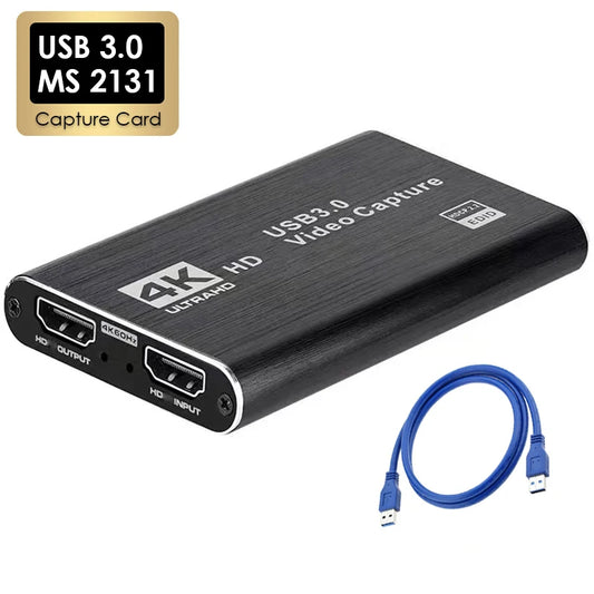 Carte de Capture Vidéo 4K USB 3.0 HDMI – 1080P 60Hz HD