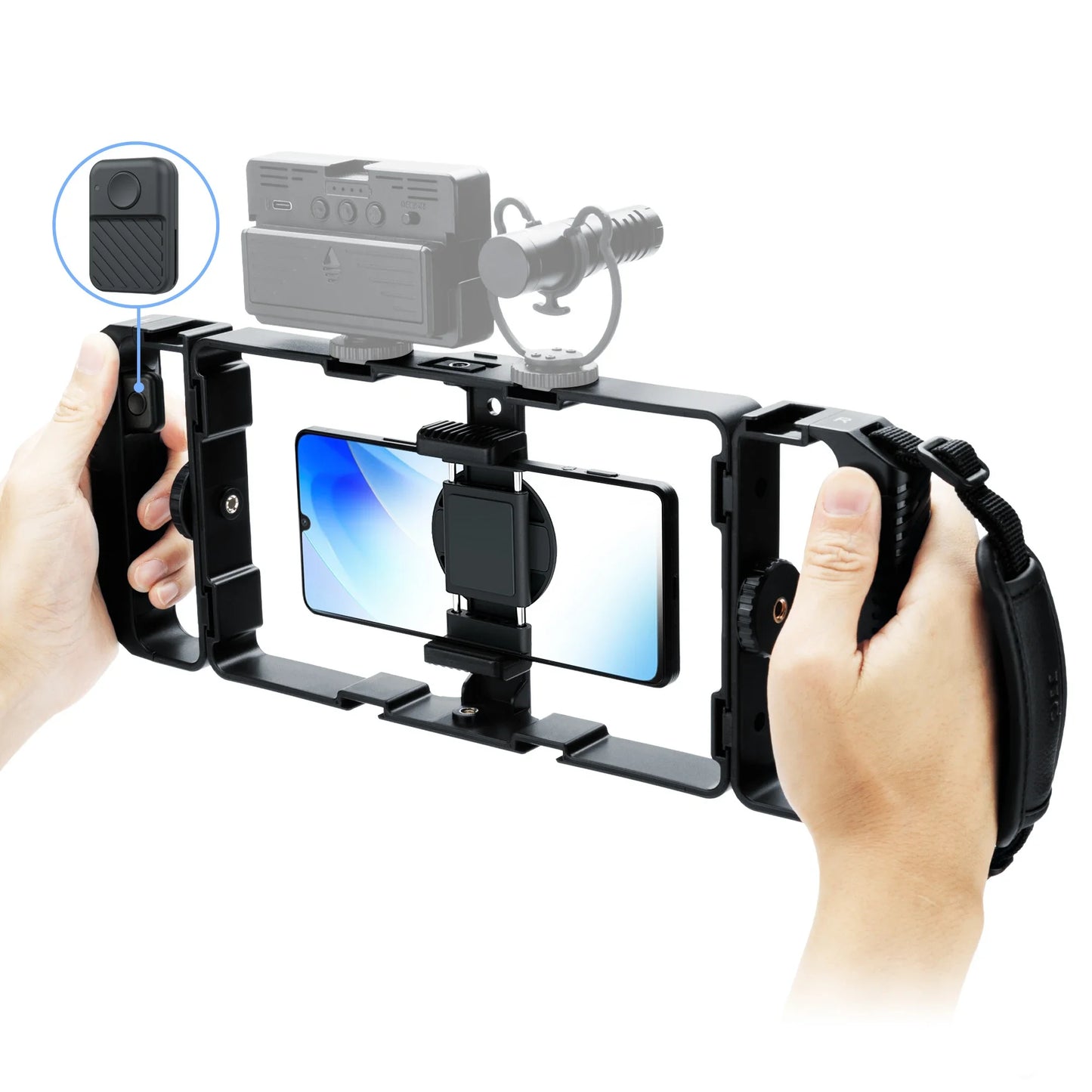 Stabilisateur JJC pour Vidéo avec Télécommande et Poignée
