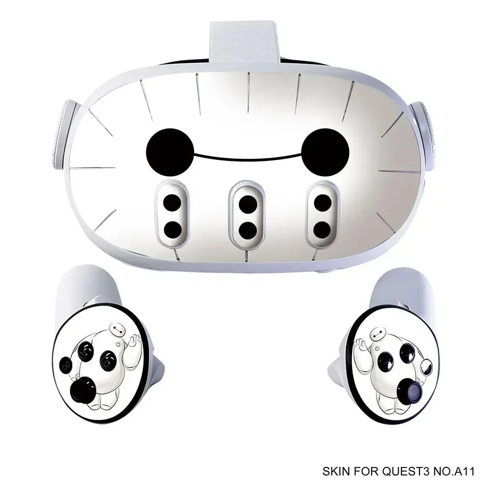 Sticker Vinyle Décoratif Halloween pour Meta Quest 3 VR Headset & Contrôleurs